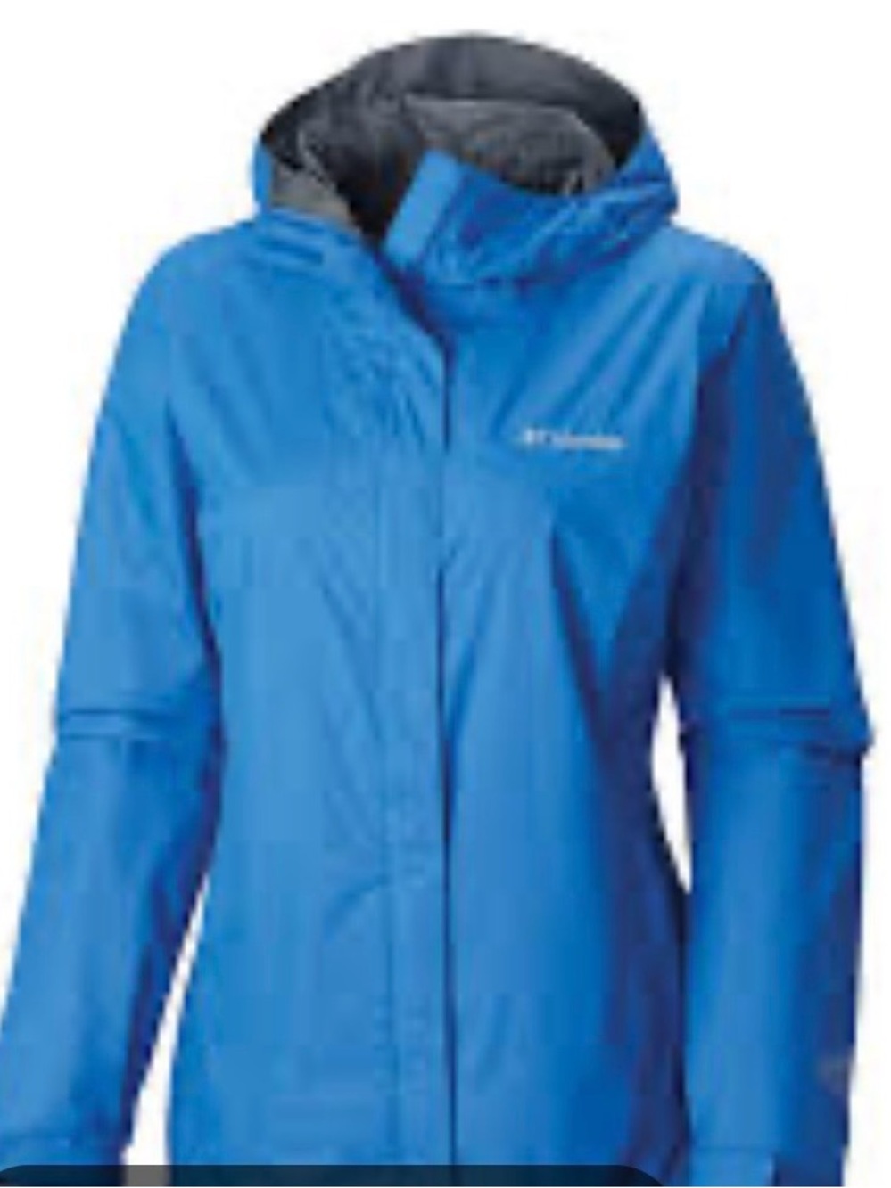 Columbia Women's Bright Blue Hooded light Jacket